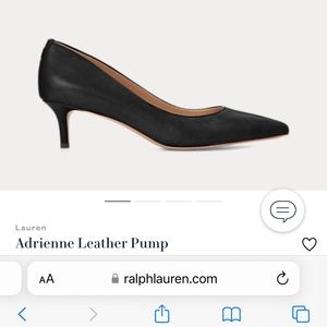 Lauren Ralph Lauren Adrienne Leather Pumps